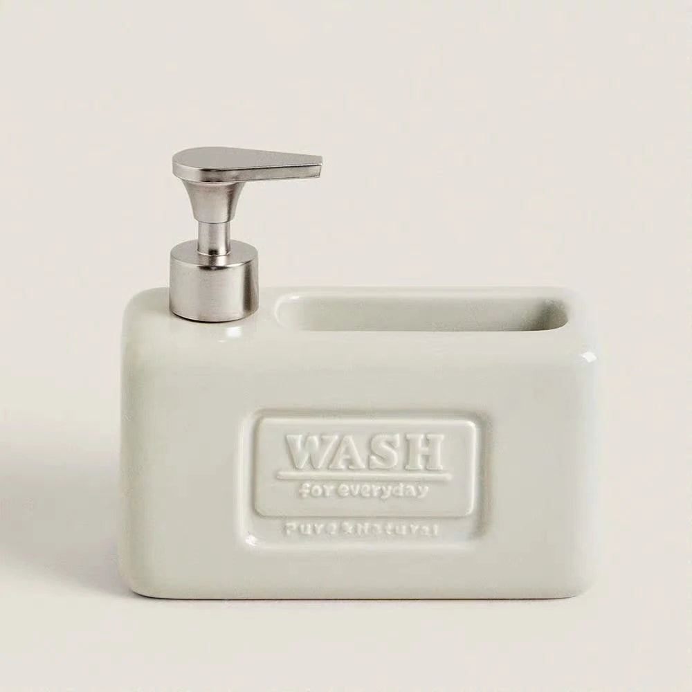 Dosador de Detergente em Cerâmica Ceci Home com Armazenamento