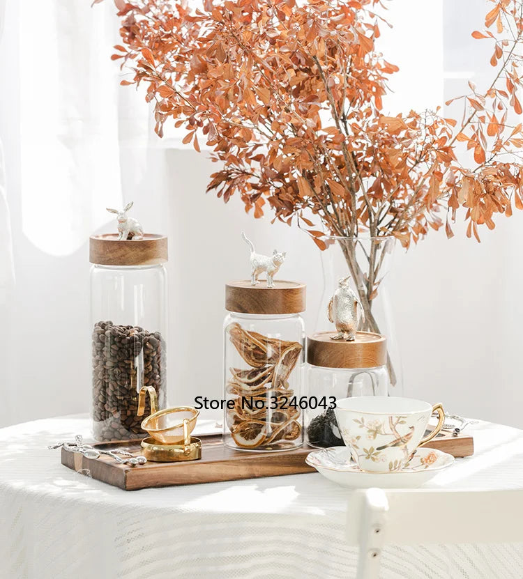 Pote de Armazenamento Ceci Home em Vidro