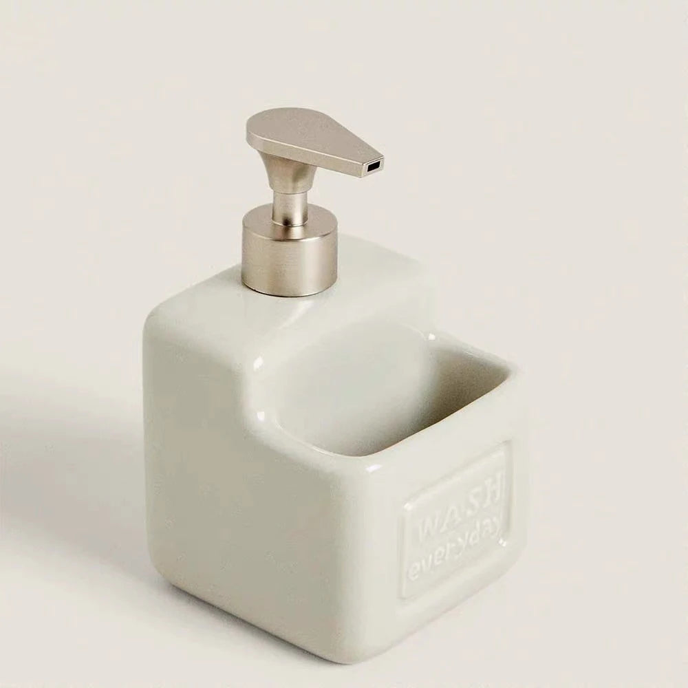 Dosador de Detergente em Cerâmica Ceci Home com Armazenamento