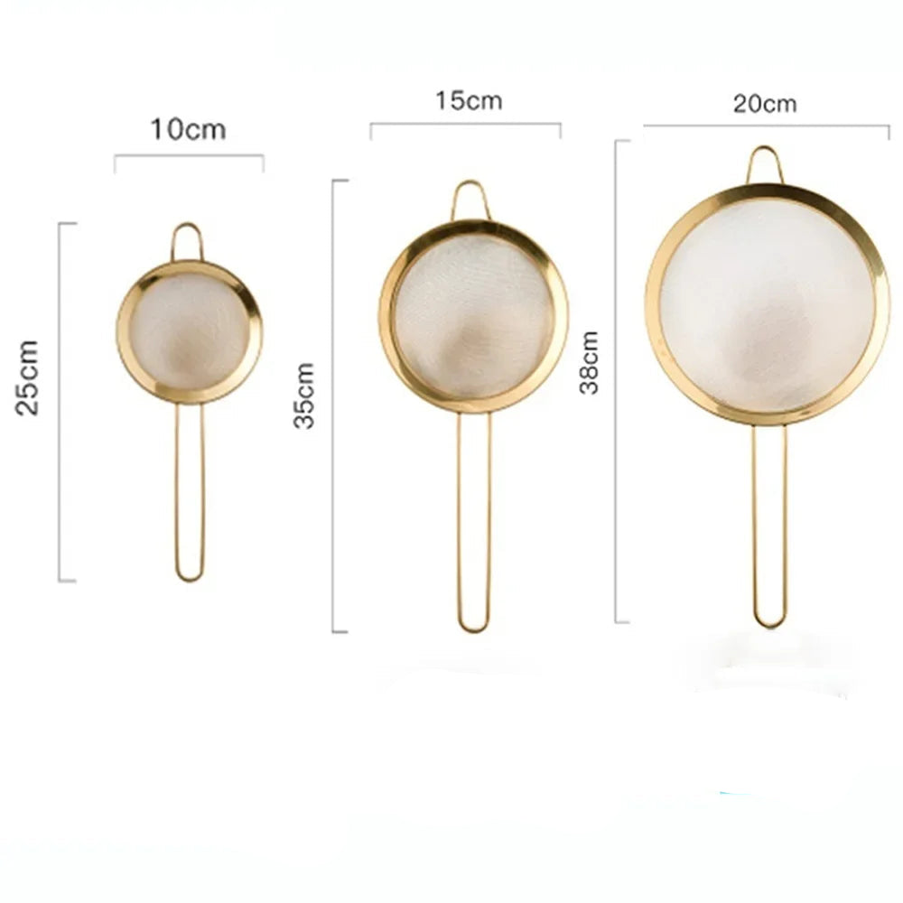 Peneira Malha Fina  de Inox Inoxidável Ceci Home