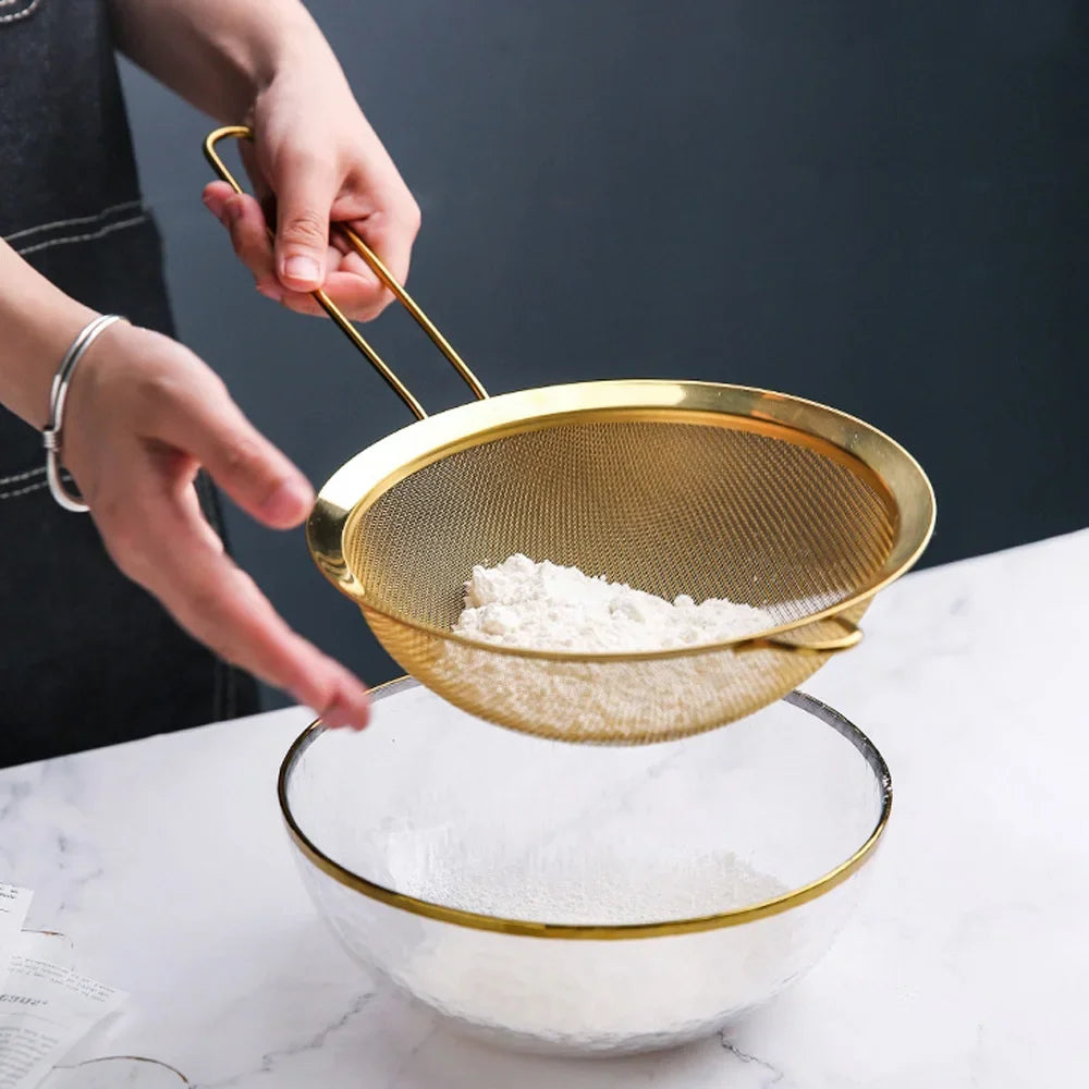 Peneira Malha Fina  de Inox Inoxidável Ceci Home