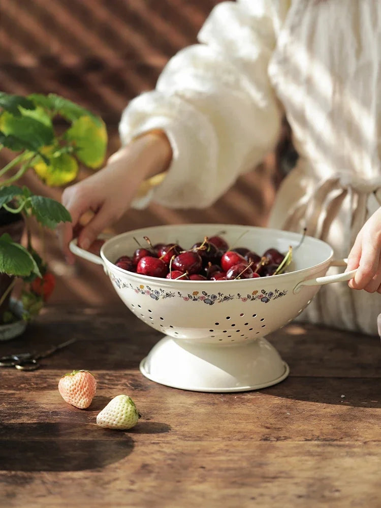 Cesto de Frutas e Escorredor Retrô Ceci Home