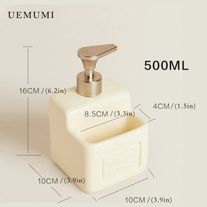 Dosador de Detergente em Cerâmica Ceci Home com Armazenamento
