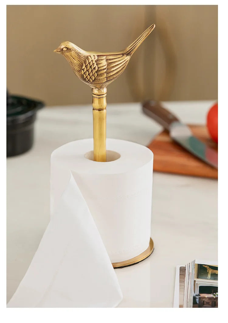 Suporte para Papel Toalha de Latão