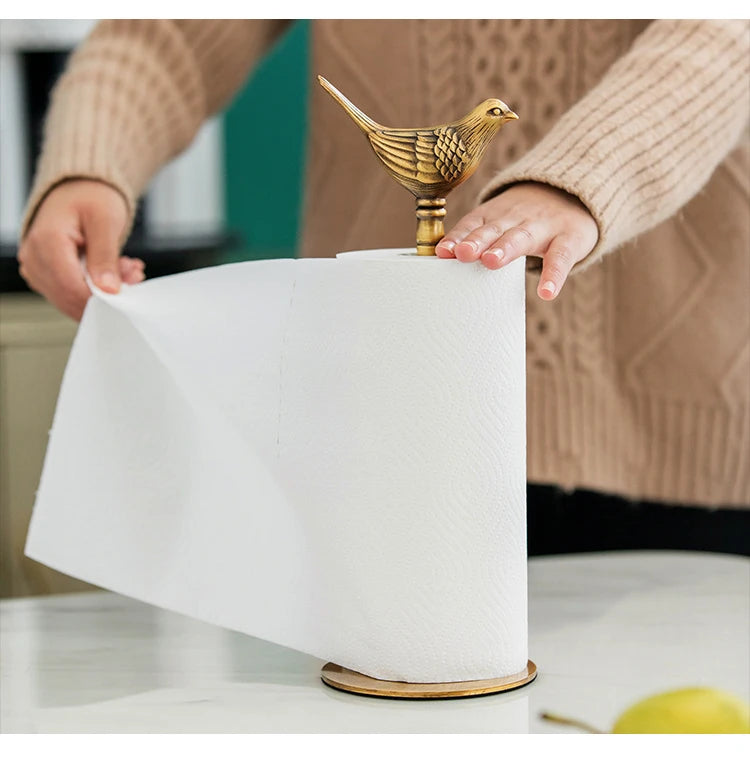 Suporte para Papel Toalha de Latão